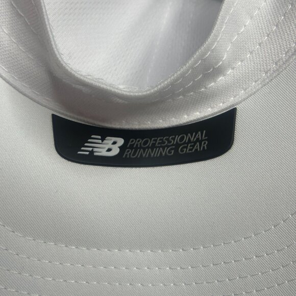 NWT New Balance Men's 6 Panel Pro Run Hat One Size (WHITE) (LAH41002) - Picture 12 of 16